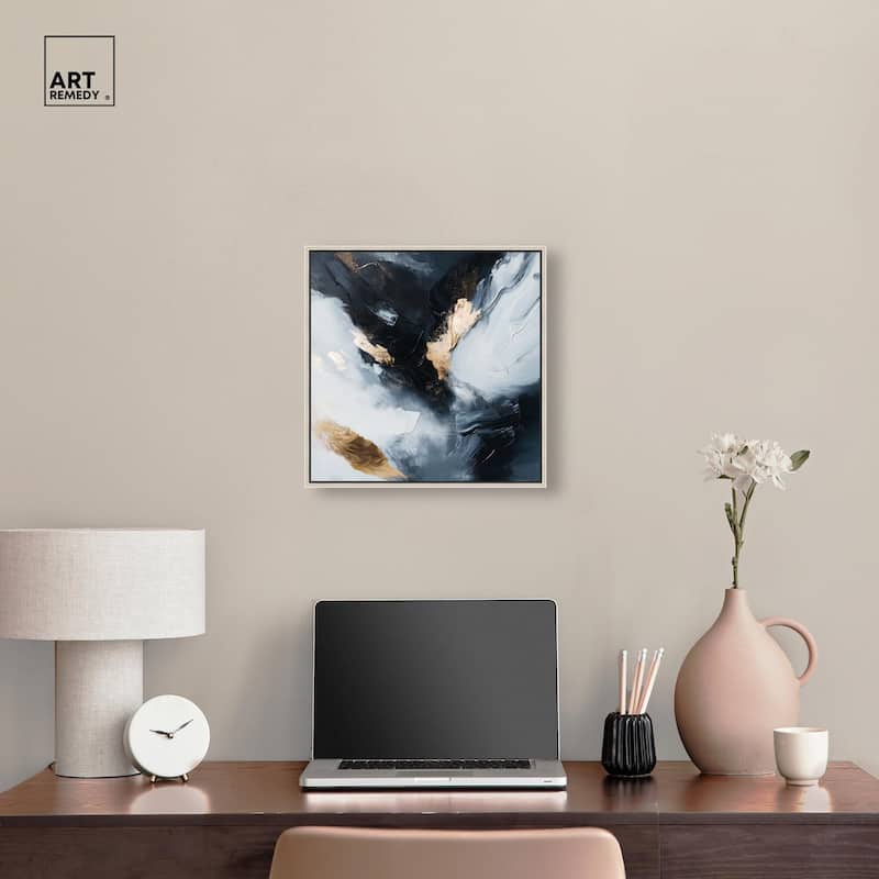 Golden Spark II Canvas by Art Remedy