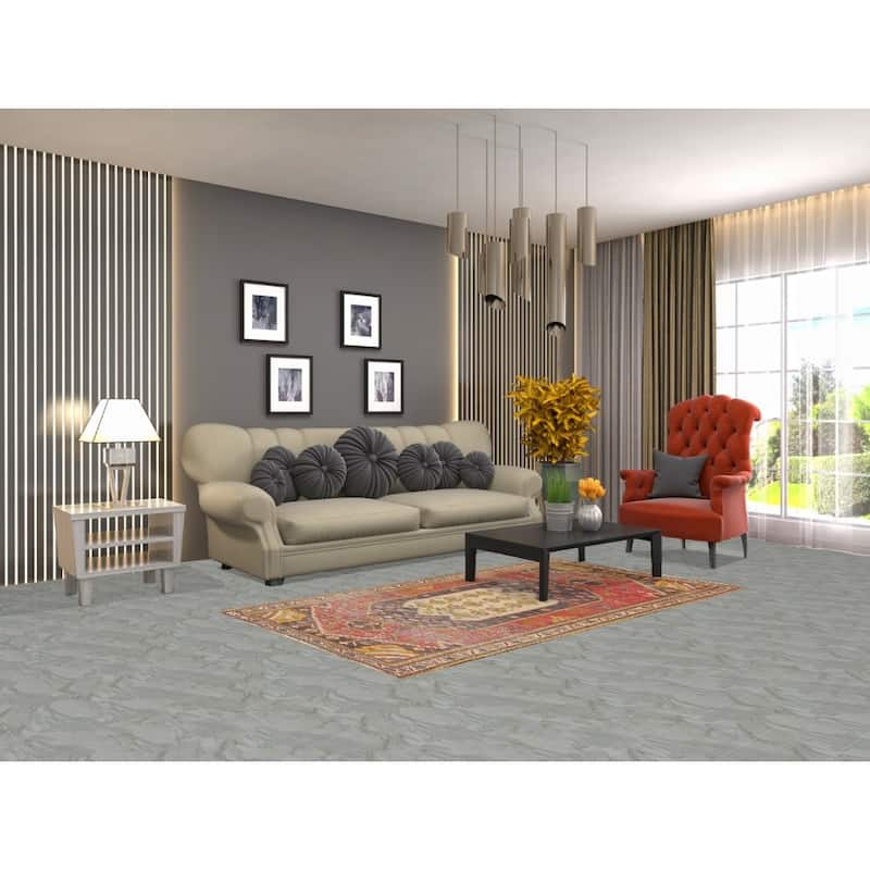 Shiraz Persian Area Rug Handmade Wool Carpet - 3'9" x 6'7"