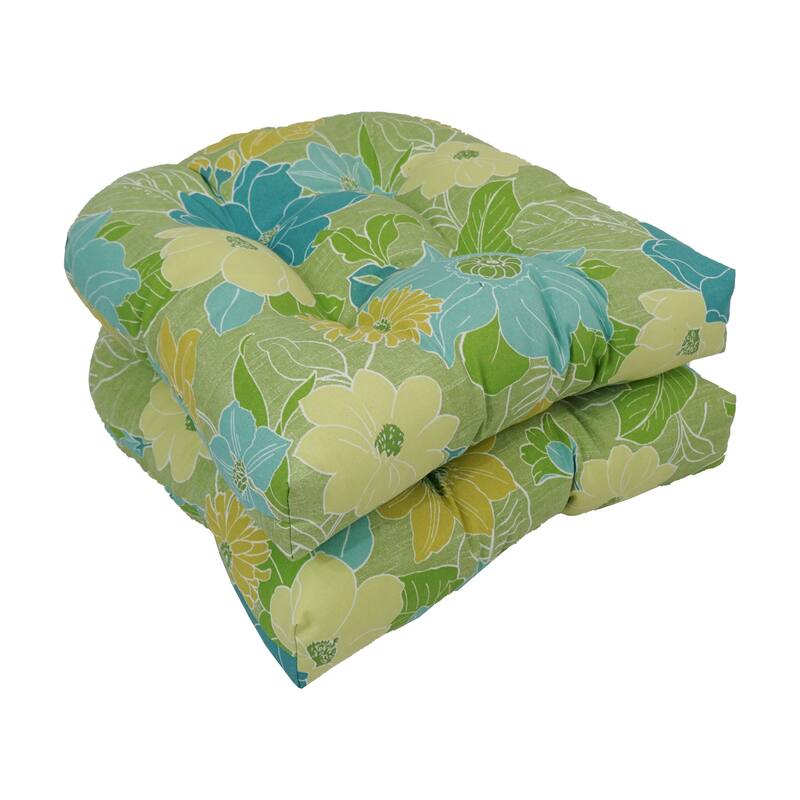 19-inch U-Shaped Dining Chair Cushions (Set of 2) - Mcyvonne Aloe