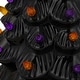 preview thumbnail 5 of 5, LED Lighted Ceramic Halloween Tree with Pumpkin - 14.75" - Black
