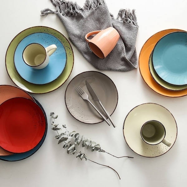 vancasso Navia 16 Piece Vintage Distressed Dinnerware Set. Opens flyout.