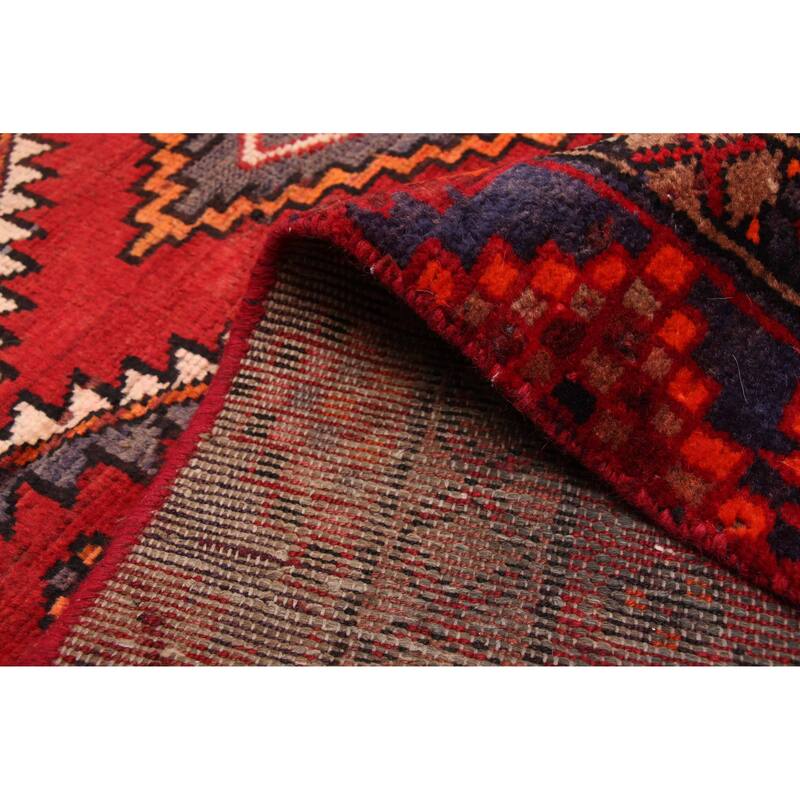 ECARPETGALLERY Hand-knotted Andelz Red Wool Rug - 3'8 x 9'10