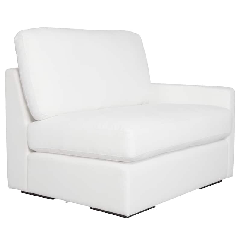 Uttermost Refuge Arctic White Right Arm Facing Sofa - 30"Hx 43.25"Wx 37.5 "D