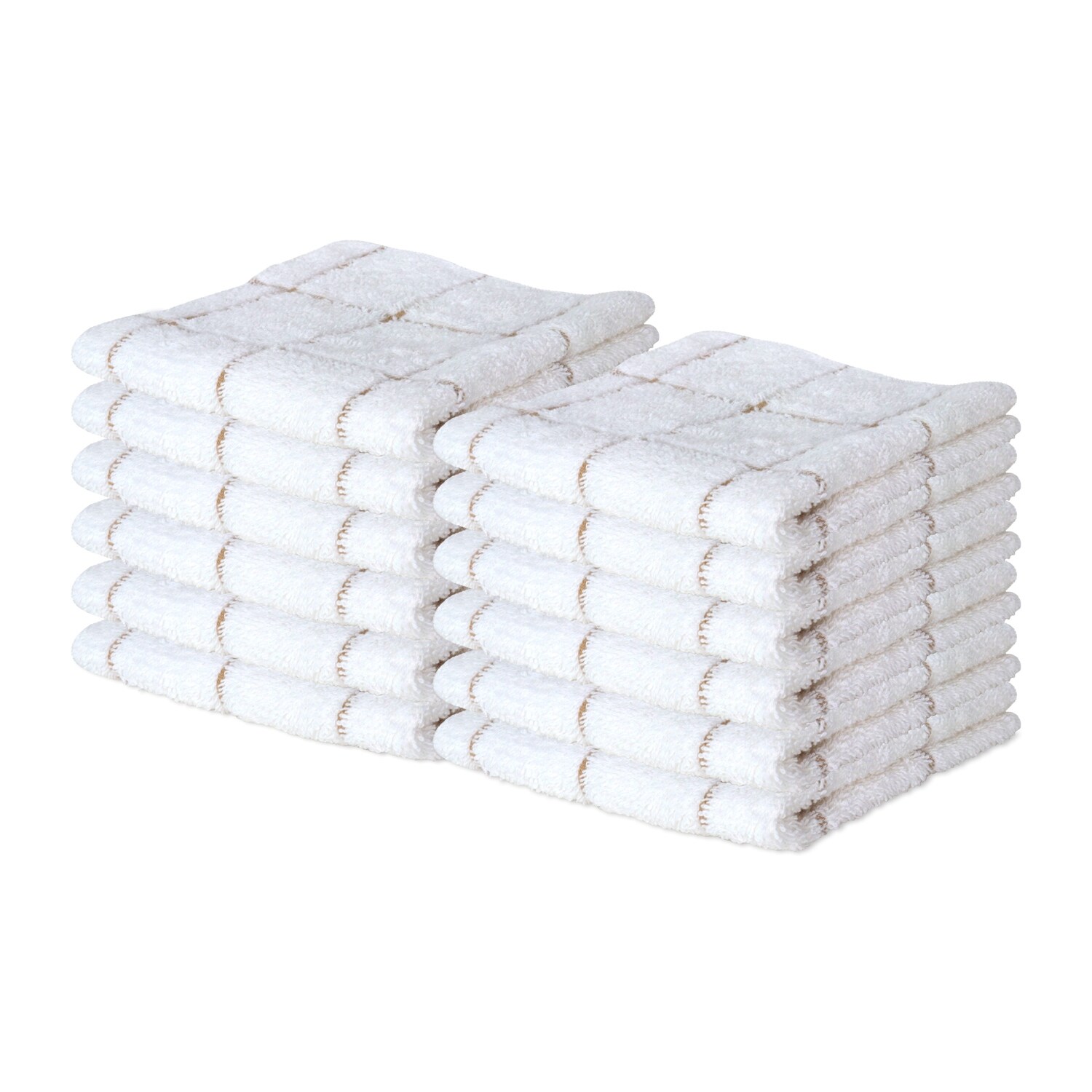 Pack of 3 Tea Towels 100% Cotton Kitchen Dish Towel Drying Set 