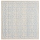 SAFAVIEH Handmade Cambridge Myrtis Modern Moroccan Wool Area Rug - 6' x 6' Square - Light Blue/Ivory