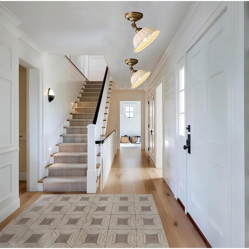 E26/E27 base bulb light gold kitchen light metal ceiling light - N/A