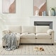 preview thumbnail 4 of 12, Multi-Seater Corduroy Sectional Sofa, Modular Settee, Included Removable Ottomans