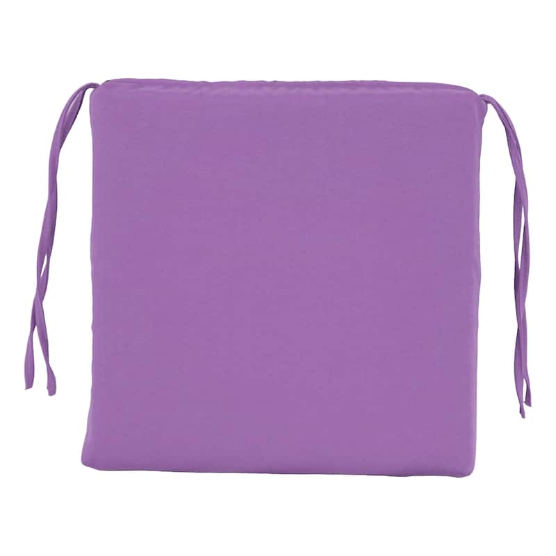 16-inch Square Indoor Twill Chair Cushions (Set of 2 or 4) - 16 x 16