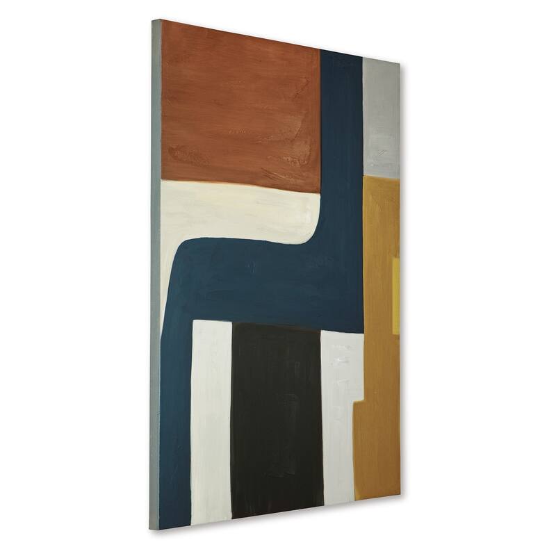 Sawyer Wall Art, Multicolor Abstract Modernist Design, Canvas 36x48