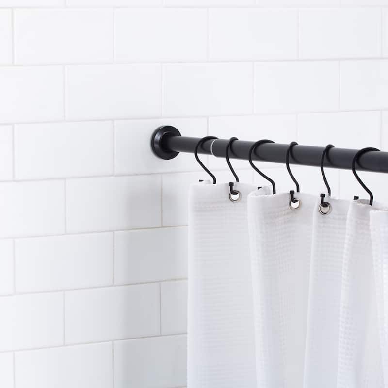 Home Details 42" -74" Adjustable Tension Curtain Rod - 42" x 74"