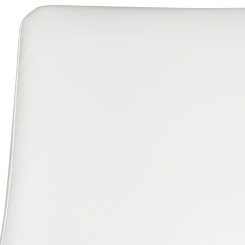 SAFAVIEH Soledad 26-inch White Counter Stool (Set of 2) - 22.9" x 18.9" x 37.4" - 23Wx19Dx37H
