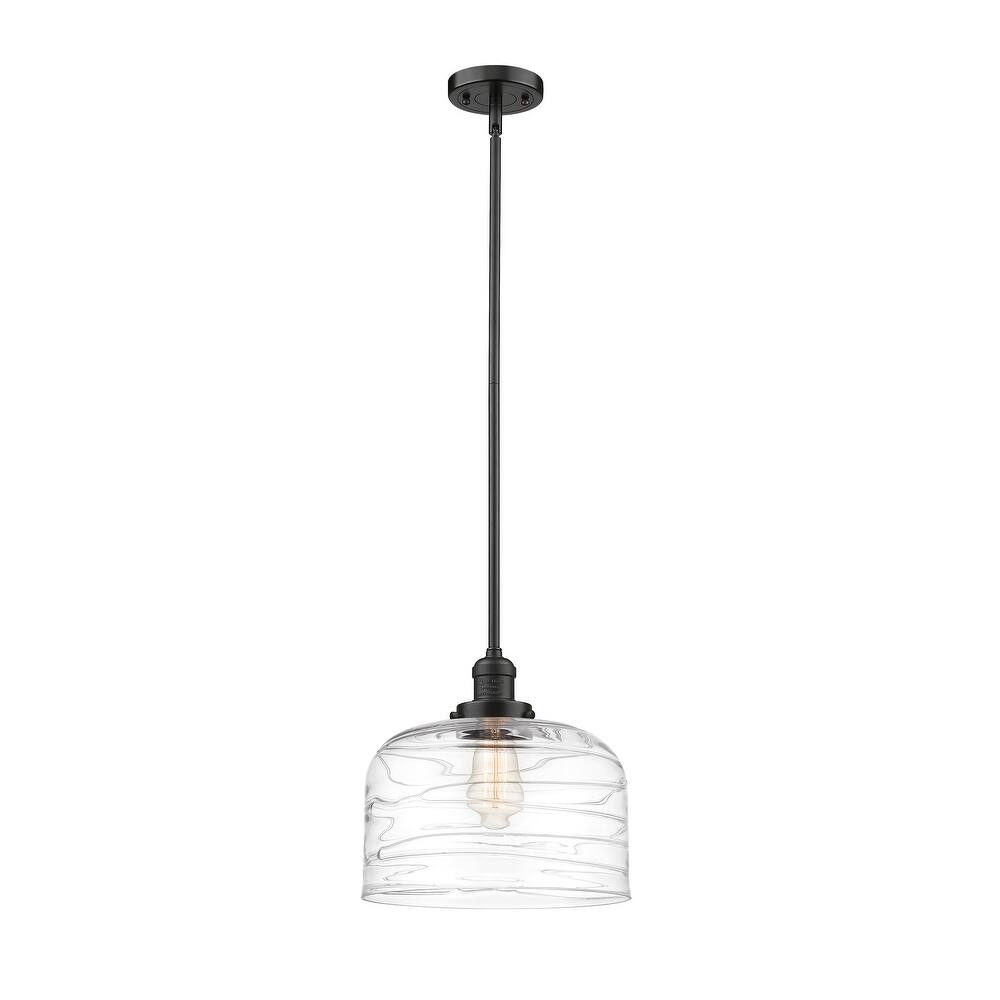 Innovations Lighting Franklin Restoration Bell - 1 Light 12" Stem Hung Mini Pendant