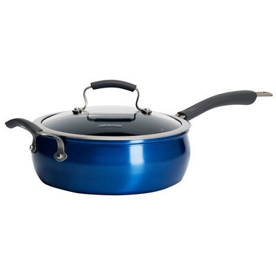 Epicurious 11" 6Qt. Jumbo Cooker w/Lid and Assist Handle Blue