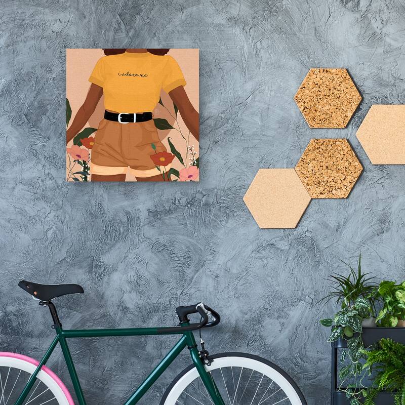 I Adore Me by Princella Canvas Art Print