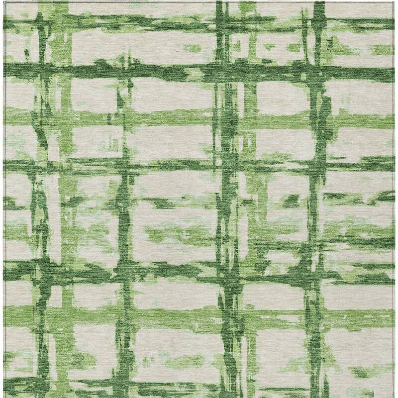 HomeRoots Striped Transitional Rectangle Outdoor Rug