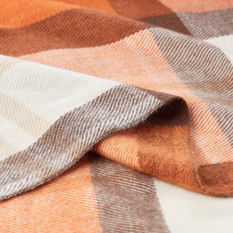 Soft Throw Blanket - Oversized, Vintage-Look, and Cashmere-Like Woven Acrylic Throw by Windsor Home