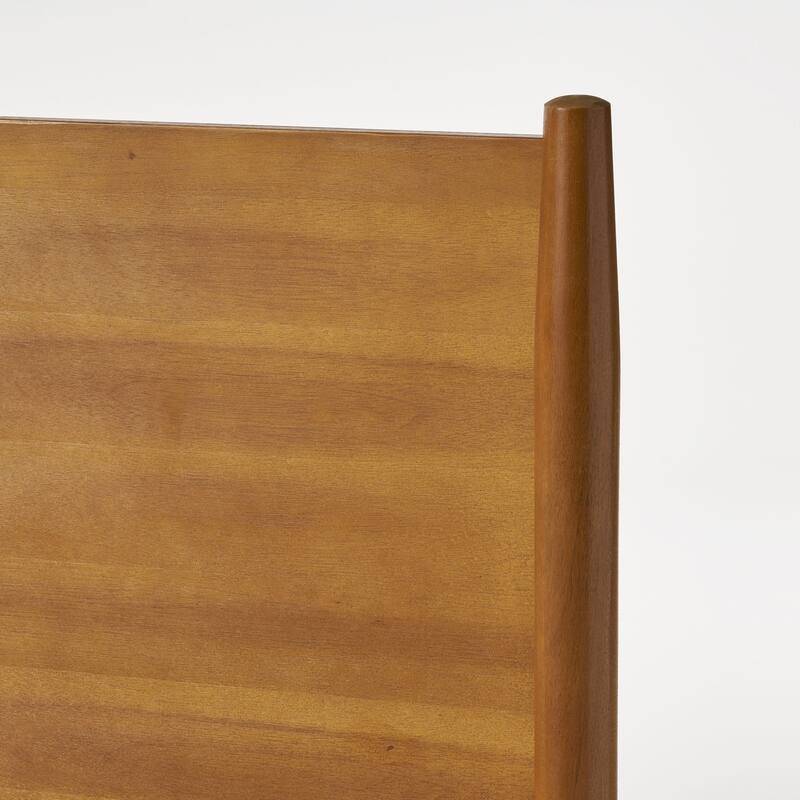 Christopher Knight Home - Rosita Mid-Century Solid Wood Platform Bed with Sleek Splayed Legs