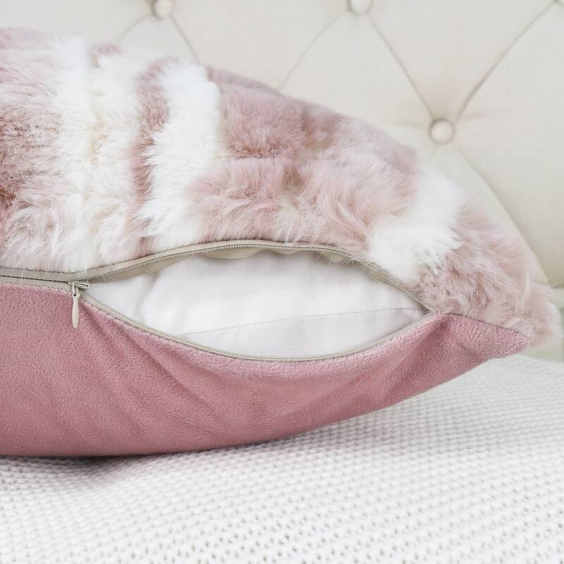 Jacquard FauxFur 2 Piece Set Pillow Shell
