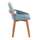 preview thumbnail 33 of 52, Carson Carrington Pugo Mid-Century Modern Chair Walnut Finish