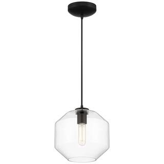 Access Lighting Clarity Short LED Pendant - Black Finish