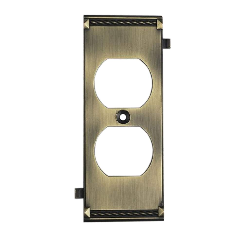 Elk Home Clickplates Antique Brass Metal Clickplate