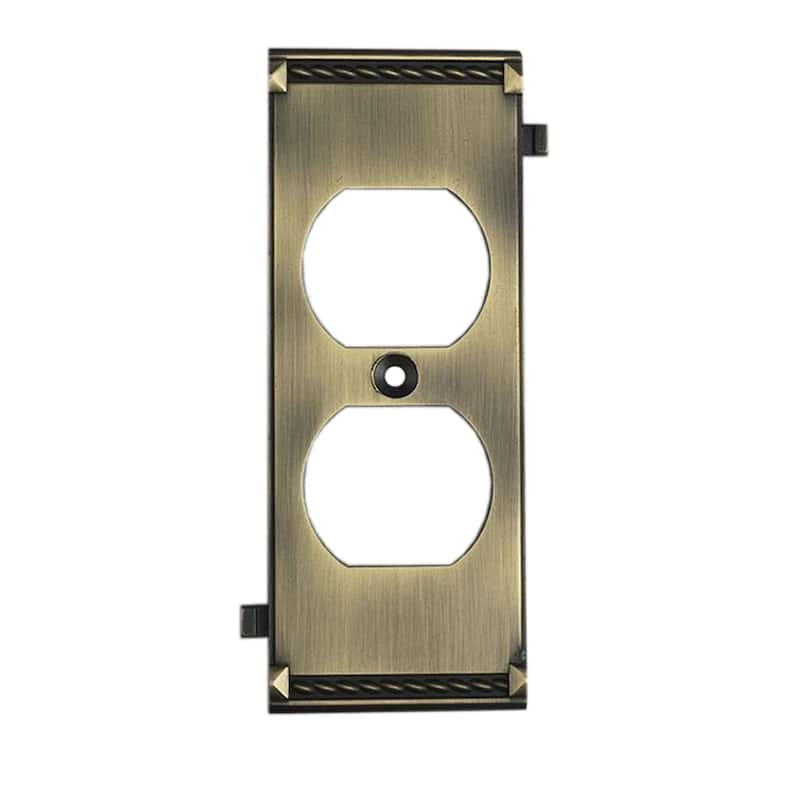 Elk Home Clickplates Antique Brass Metal Clickplate