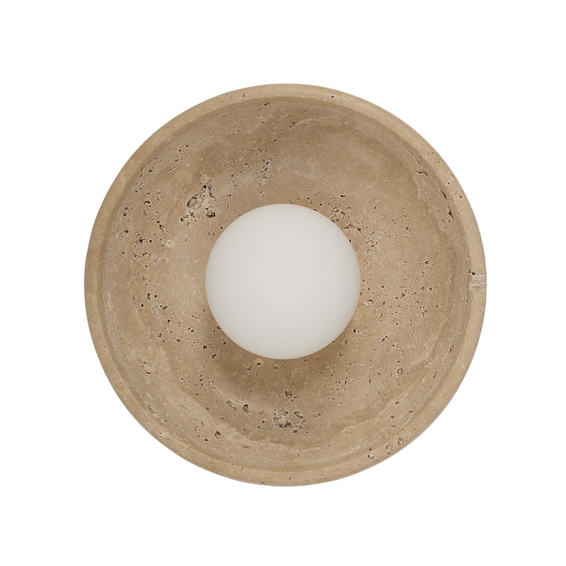 Renwil Myrtos 4.92" Height Wall Sconce, Beige
