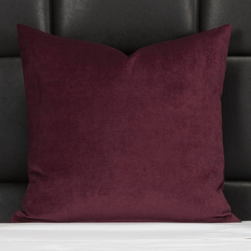 Mixology Padma Washable Polyester Throw Pillow - 16 x 16 - Wine