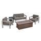 Option silver + brown + black + khaki cushion