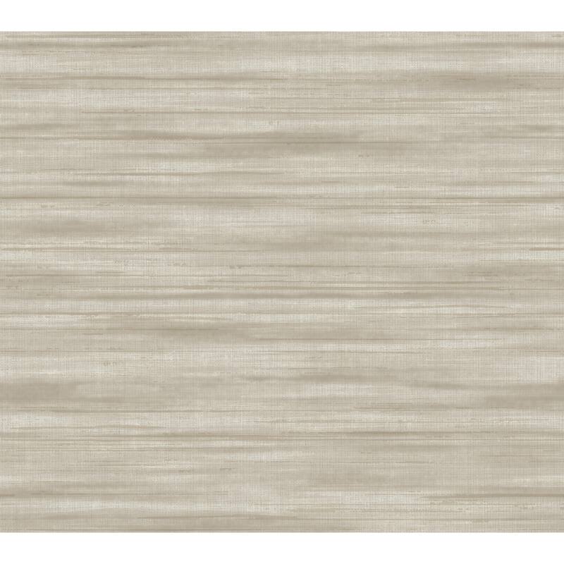 Ronald Redding Brushed Linen Taupe Wallpaper
