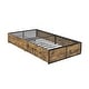 preview thumbnail 11 of 22, iNSPIRE Q Modern Youngstown Wood Finish Panel Black Metal Twin Platform Bed with Storage Drawers
