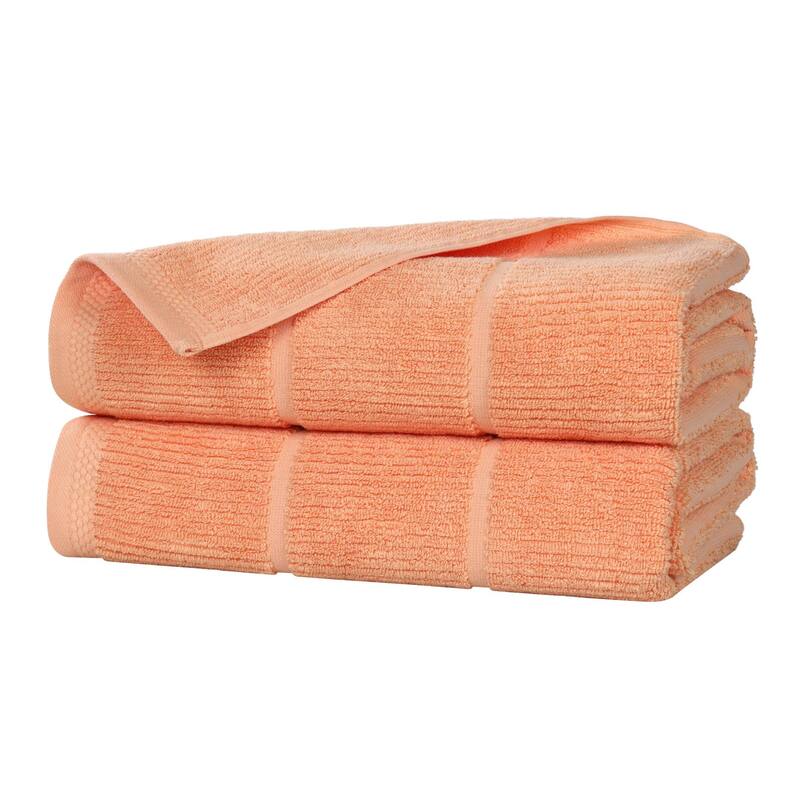Superior Milo Smart Twist Viscose Cotton Blend Bath Sheets, Set of 2