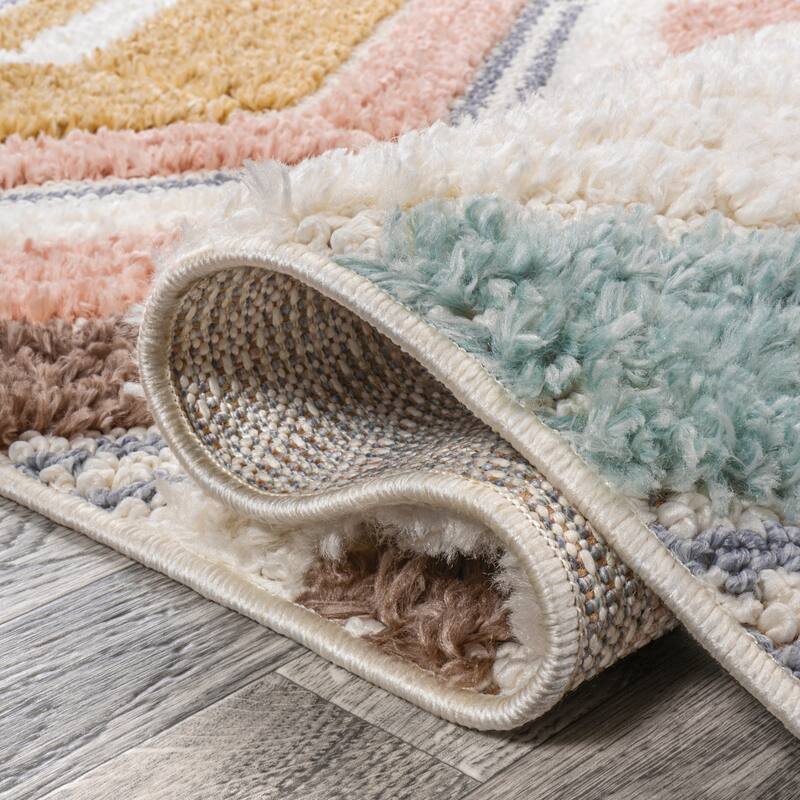 JONATHAN Y Sofie Tropical Leaves Area Rug