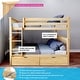 preview thumbnail 5 of 33, Max and Lily Full over Full Bunk Bed with Storage Drawers