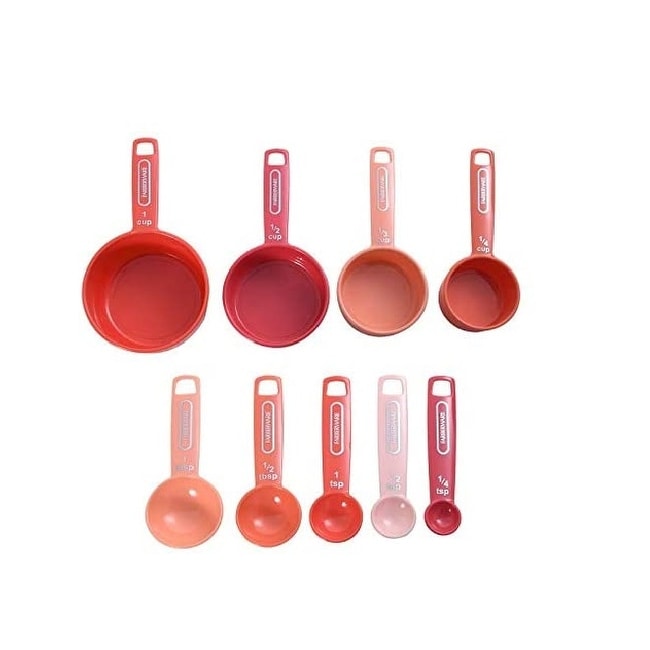 Farberware Measuring Cups and Spoons Set, 9 Piece - Aqua Gray - 7 x 9.2 x  2.5 - On Sale - Bed Bath & Beyond - 38210008