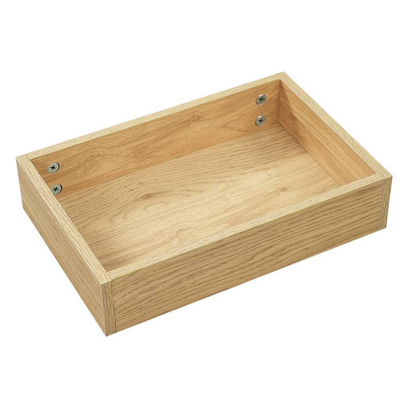 Roomfitters Modern Cat Furniture Litter Box Enclosure Side Table, Hidden Cat House with Storage Cabinet for Home Use