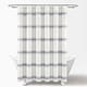 preview thumbnail 12 of 43, Lush Decor Farmhouse Stripe Shower Curtain