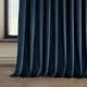 preview thumbnail 31 of 140, Exclusive Fabrics Heritage Plush Velvet Room Darkening Curtain (1 Panel) - Luxurious Single Drapery for Enhanced Room Darkening