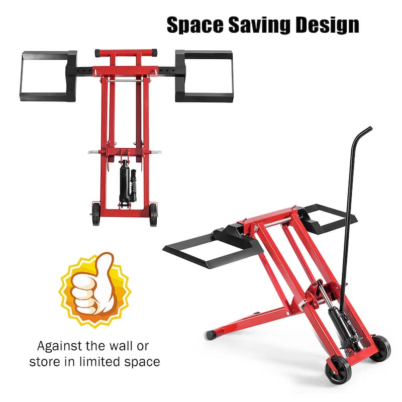 Costway Lawn Mower Lift Jack for Tractors & Zero Turn Riding Lawn - See Details
