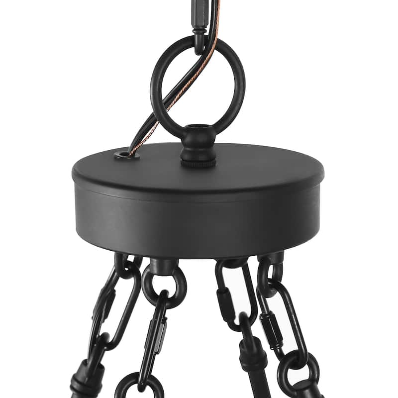 Mid-century Modern 10-Light 50 IN Chandelier Rectangle Metal Island Lights for Dining Living Room - L 50" x W 12.6" x H 7.1"