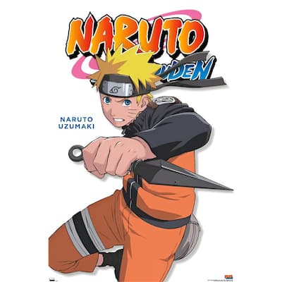 Naruto Shippuden - Naruto Feat Art Poster - 24 x 36 Inch