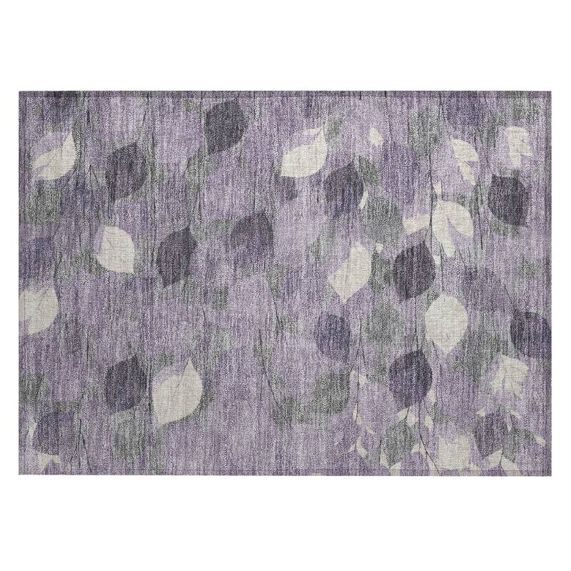 Machine Washable Indoor/ Outdoor Floral Mila Chantille Rug