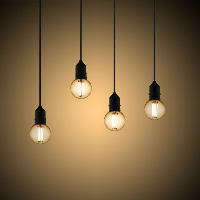 Light Society Koby G16.5 Clear LED Filament Light Bulb (Set of 6)