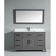preview thumbnail 19 of 33, Vanity Art 60" Double Sink Bathroom Vanity Set with Engineered Marble Top and Free Mirror Grey