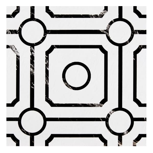 ACHIM Retro 12x12 Self Adhesive Vinyl Floor Tile - Scallop - 20