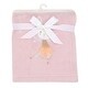 preview thumbnail 6 of 7, Bedtime Originals Tiny Dancer Pink Ballet Soft Fleece Bunny Applique Baby Blanket
