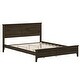 preview thumbnail 18 of 46, Modern White Solid Wood Queen Platform Bed