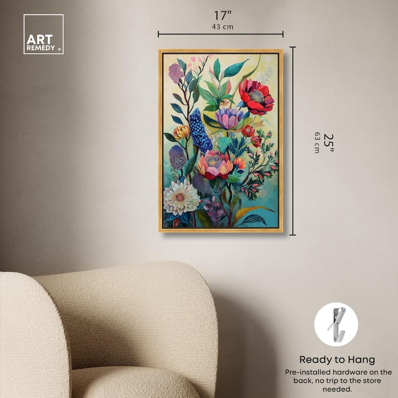 Exotic Bloom Medley II Canvas by Art Remedy