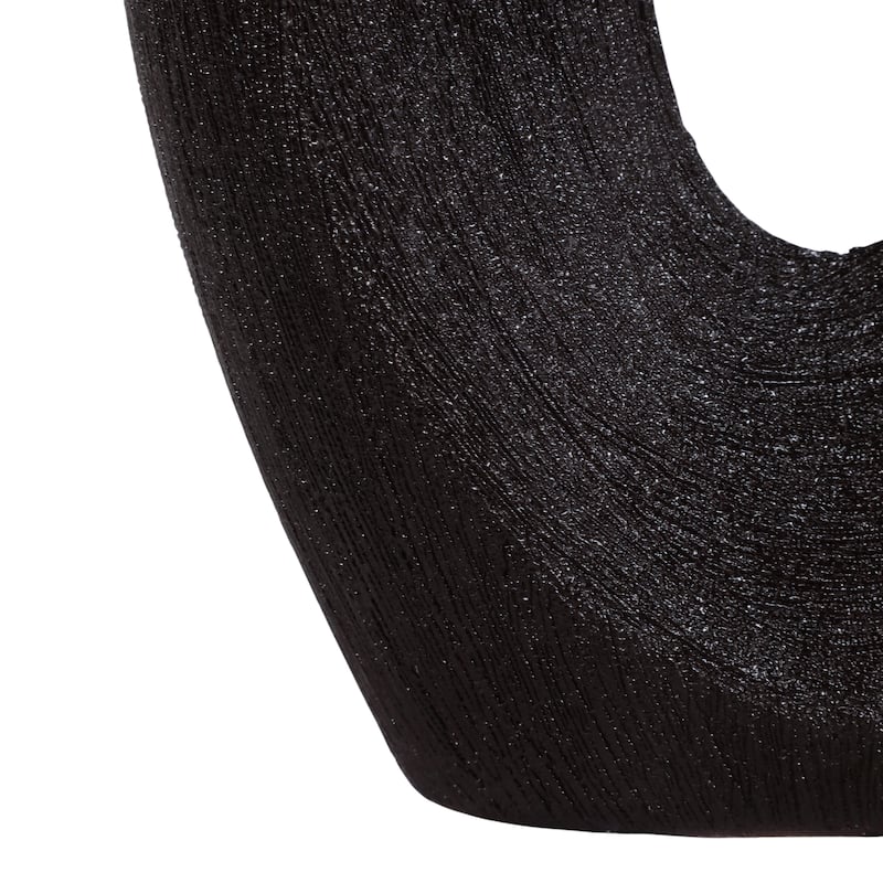 Modern Oval Ceramic Table Vase Cut-Out Design