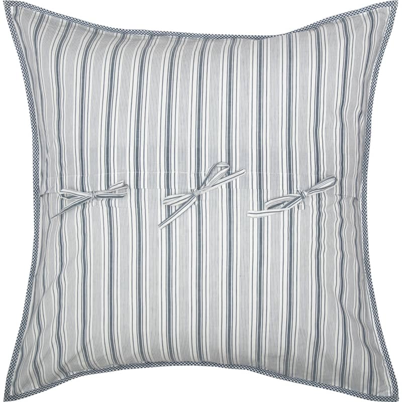 Sawyer Mill Blue Quilted Euro Sham